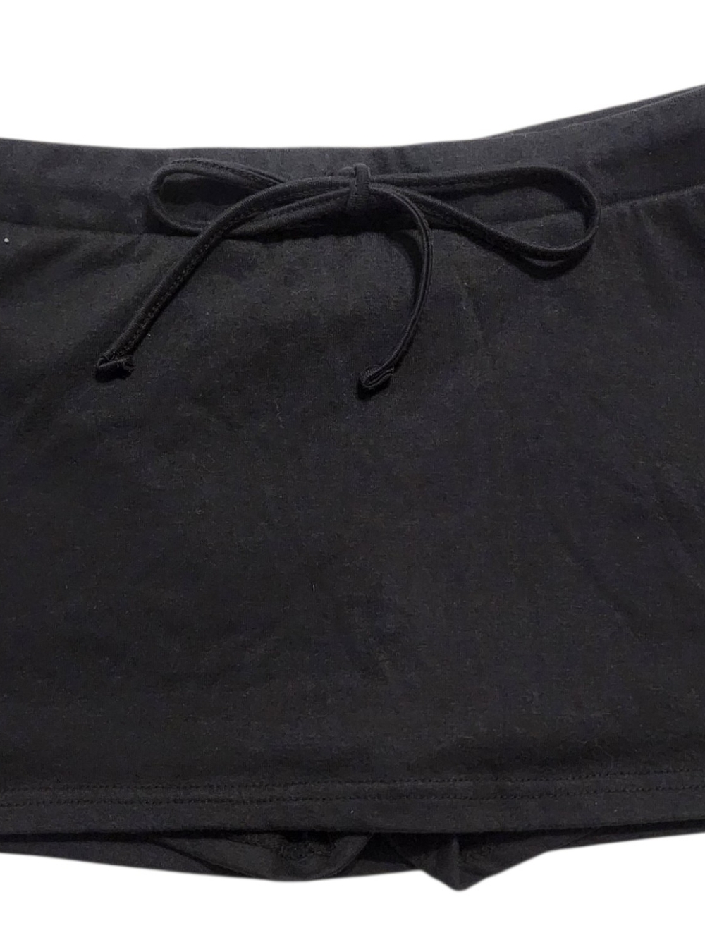 J for Justify Black Casual Drawstring Skirt, Y2K, Women's, Large